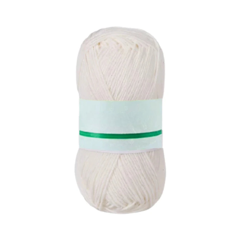 Premium Cotton Yarn – Soft, Super Fine #1 for Crochet & Knitting, 50 Grams/1.76oz 186 Yards