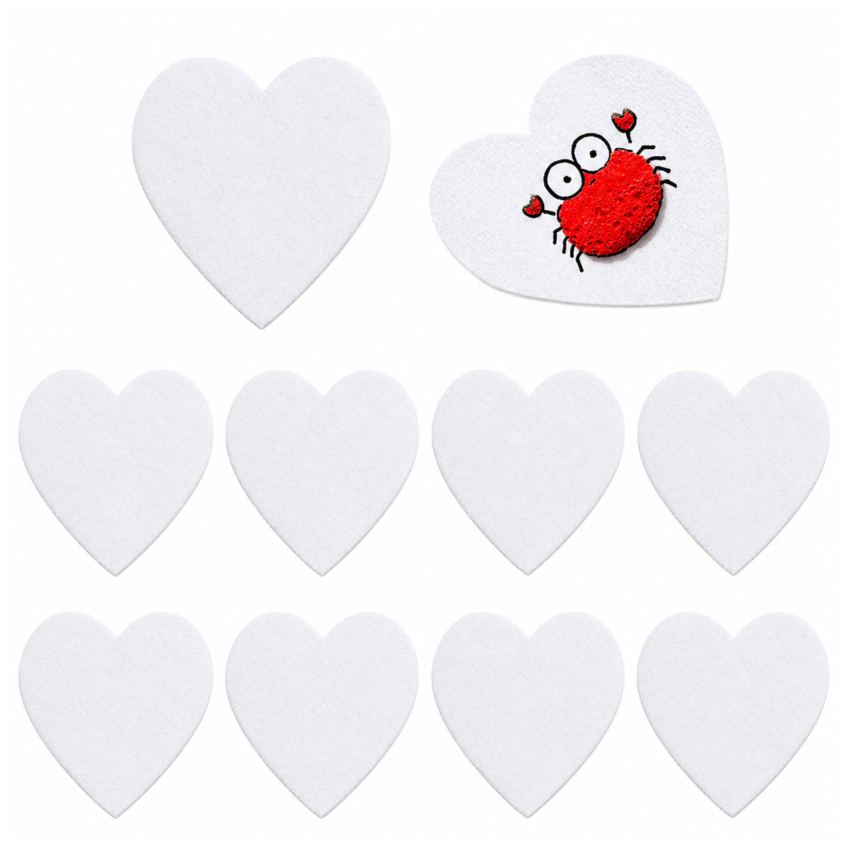 Magic Sponge Puffy Paint Paper for 3D Drawing Greeting Cards Bookmarks and DIY Art Projects, Pack of 10