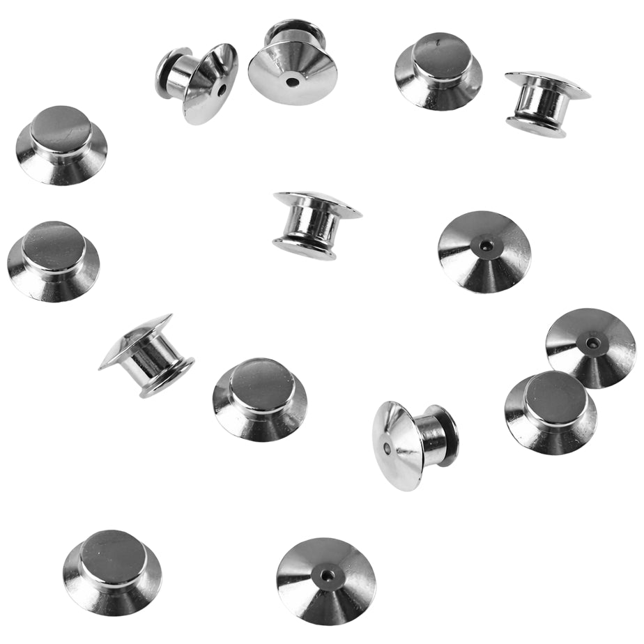 Metal Locking Pin Backs Clasp for Lapel Pins Badges Enamel Pins and DIY Crafts