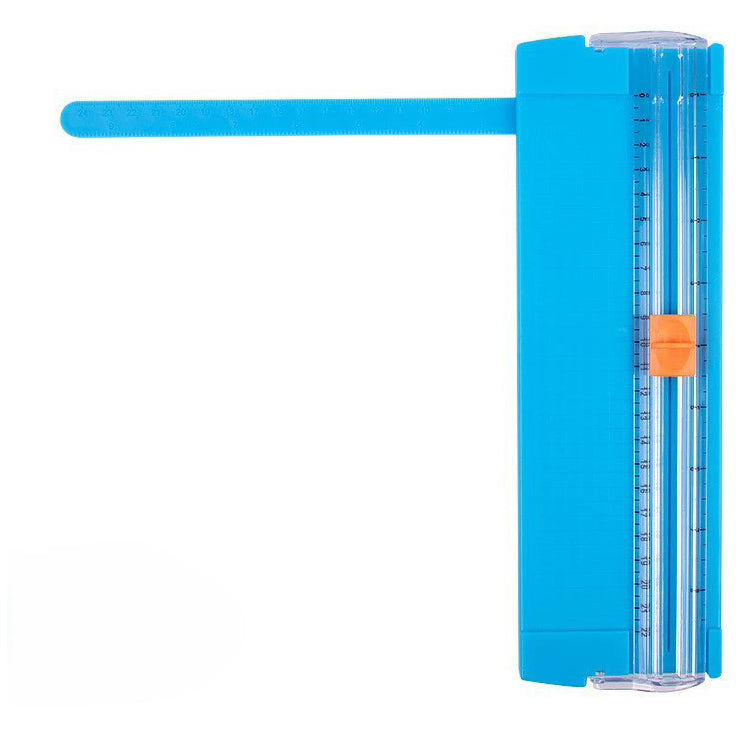 A5 Paper Cutter with Side Ruler Small Plastic Paper Trimmer for Scrapbooking, Coupons, Labels and Cardstock Cutting