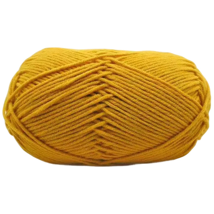4-Ply Acrylic Yarn 50g/1.76oz 142 Yards, Tight Twist for Knitting and Crochet Projects