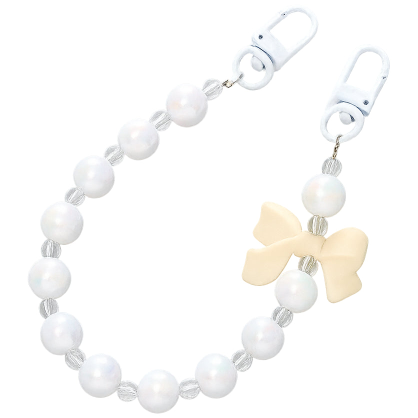 Pearl Purse Chain 12mm x 26cm Metal Handbag Strap Replacement for Shoulder and Crossbody Bags