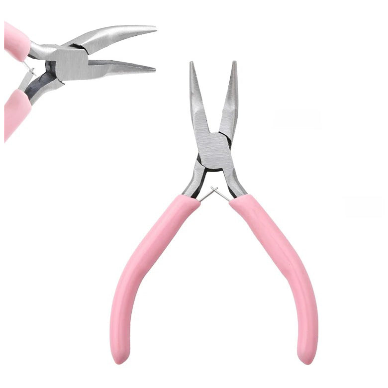 Jewelry Making Pliers and Wire Cutters Set with Round, Flat, Bent, Flush Cutting Tools