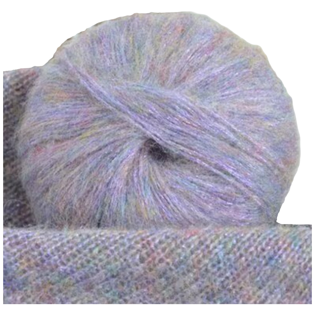 Glitter Knitting Yarn Sparkle Metallic Acrylic Wool for Crochet and Hand-Knitting, 25 Grams/0.85oz 109 Yards