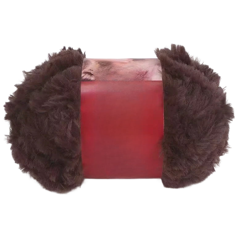 Luxurious Chunky Faux Fur Velvet Mink Yarn 100 Grams/3.53oz, 71.08 Yards for Knitting Fuzzy Clothes, Pillows and Decor