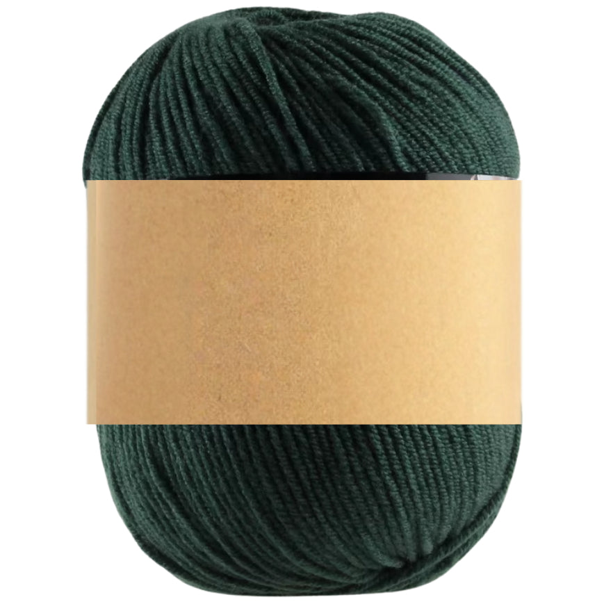 Silk Effect Microfiber Acrylic Yarn, Solid Colors for Baby Projects, 50 Grams/1.76oz 191 Yards