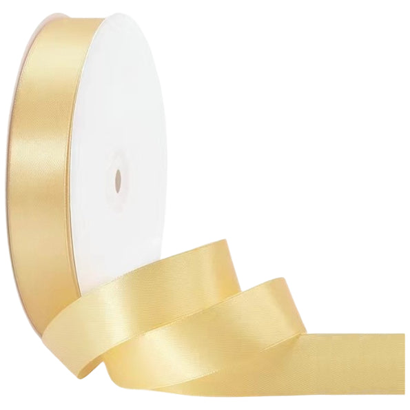 1 Inch Black Satin Ribbon for Gift Wrapping, Crafts, Hair Bows, and Party Decorations