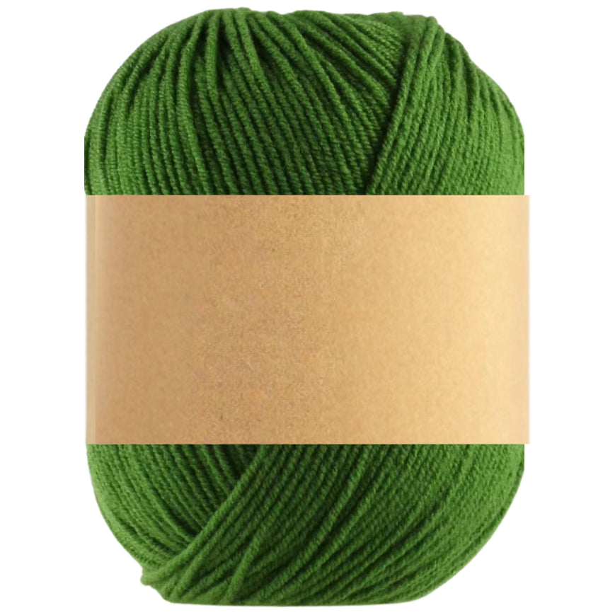 Silk Effect Microfiber Acrylic Yarn, Solid Colors for Baby Projects, 50 Grams/1.76oz 191 Yards