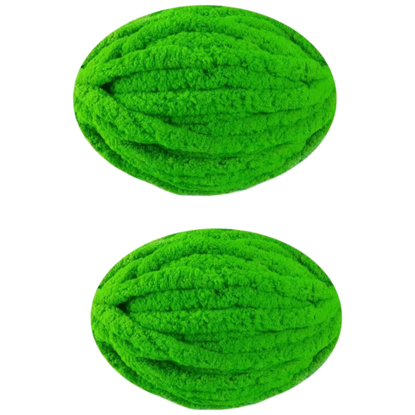 Jumbo Chunky Chenille Yarn for Knitting Crochet Weaving Blankets and DIY Craft Projects 250 Grams/8.82oz 29.53 yards, Pack of 2