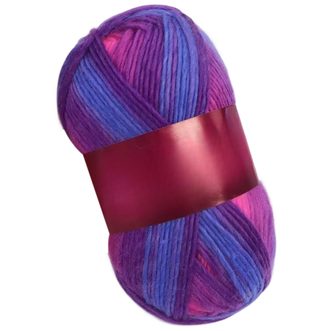 Soft Anti-Pilling Wool Yarn Blend, 30% Wool, 70% Acrylic, Aran/Worsted Weight #4, 100 Grams/3.53oz 175 Yards
