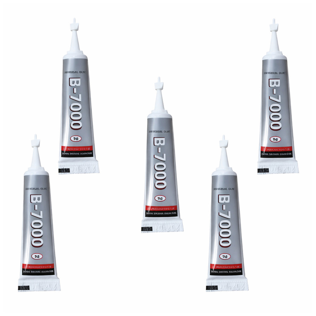 Clear B7000 Rhinestone and Jewelry Glue Transparent Adhesive for Fabric, Phone Repair, Crystal Gems and DIY Crafts