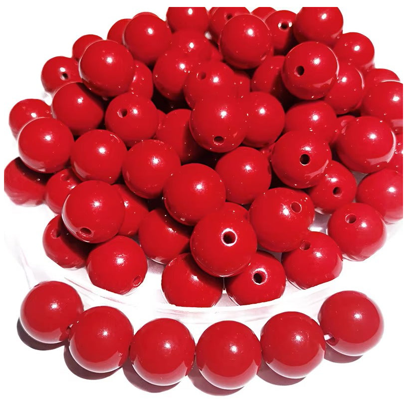 6mm Matte Acrylic Round Beads for Jewelry Making, Bracelets, Necklaces, and DIY Crafts, Pack of 4300