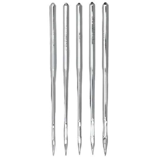 Size 80 12 Sharp Sewing Machine Needles for Quilting and Topstitching, Pack of 5