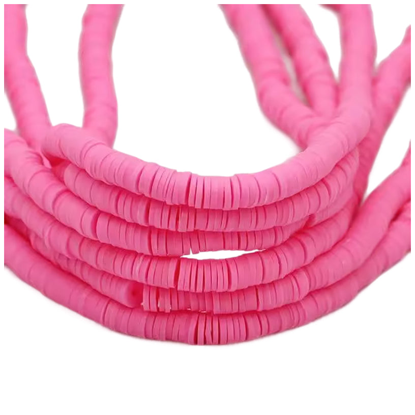 6mm Heishi Clay Beads for Jewelry Making Bracelets and Necklaces, Pack of 3000