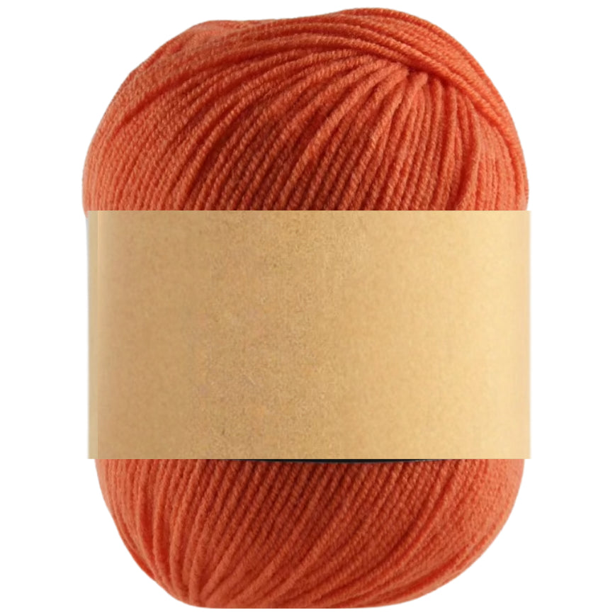 Silk Effect Microfiber Acrylic Yarn, Solid Colors for Baby Projects, 50 Grams/1.76oz 191 Yards