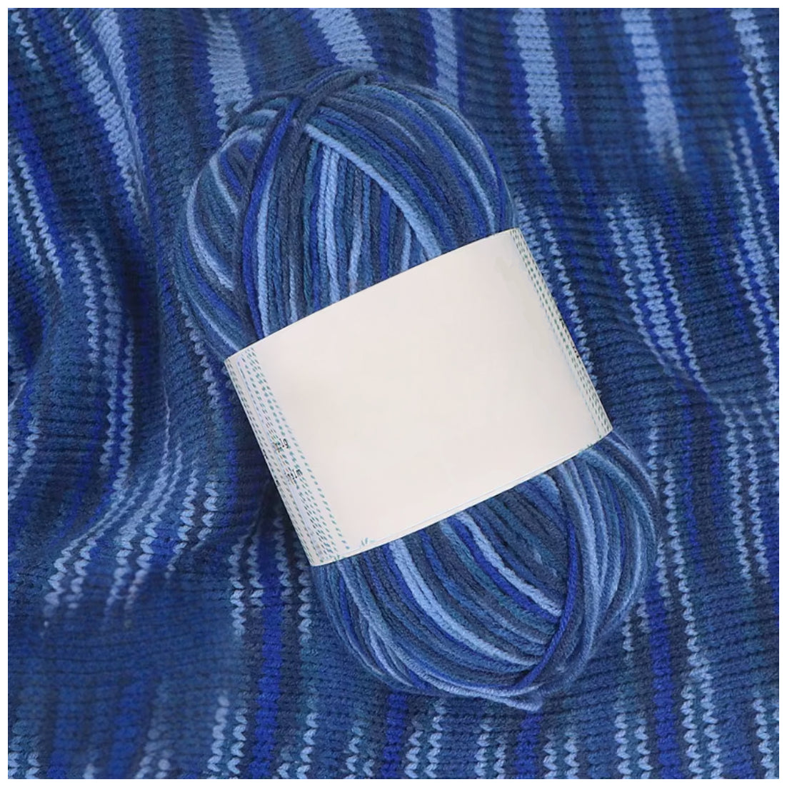 Soft Acrylic Variegated Baby Yarn – Fingering Weight for Knitting & Crochet, 50g/1.76oz 191 yards