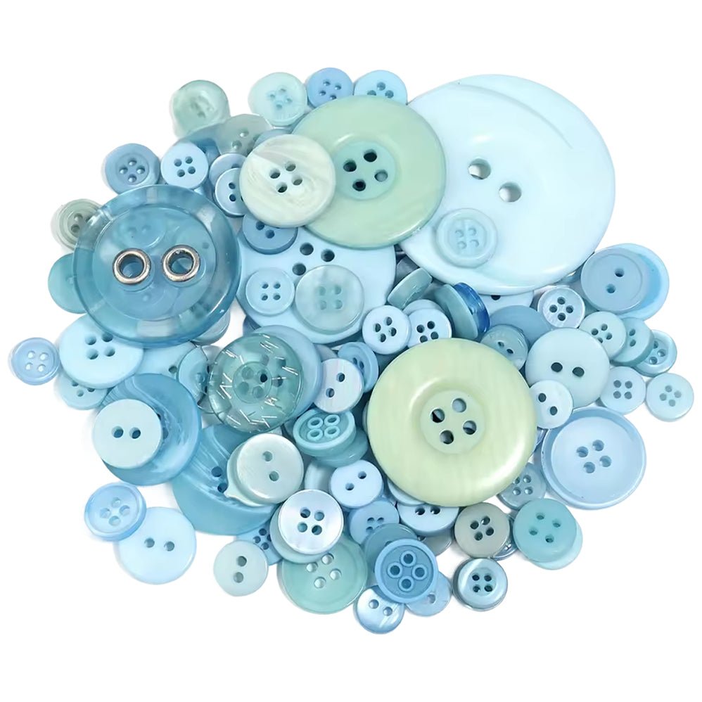 Assorted Resin Buttons Set for Sewing, Crafts, and DIY Clothes Decoration, Pack of 600