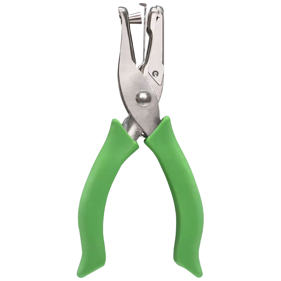 1 Hole 6mm Handheld Metal Paper Punch with Soft Grip for Crafts and Office Use