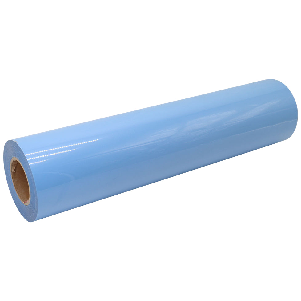 12"x8ft Glossy Heat Transfer Vinyl Roll for Shirts, Easy Weed Iron On HTV for Cutting Machines