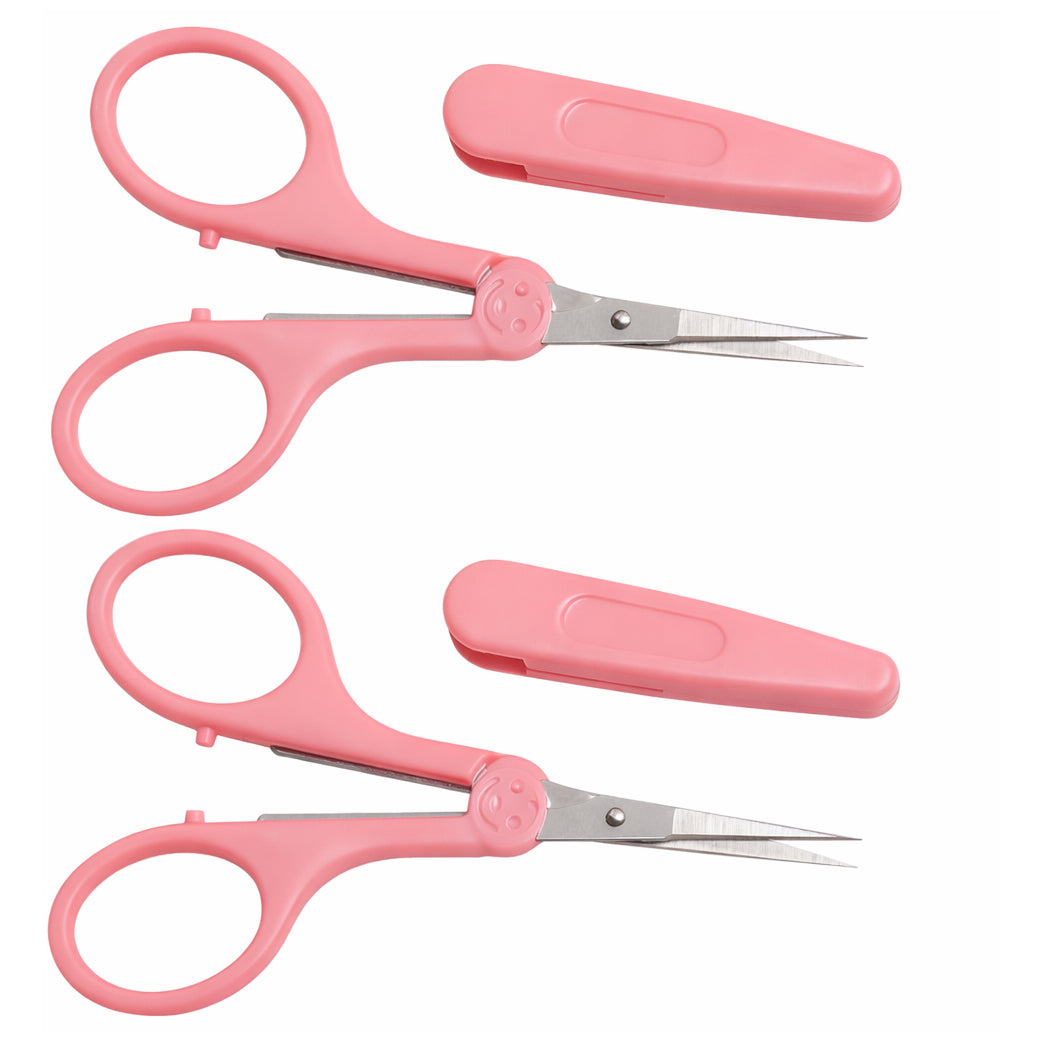 High Precision Detail Scissors Fine Tip Stainless Steel for Paper Cutting, Sewing, Scrapbooking and Crafts, Pack of 2