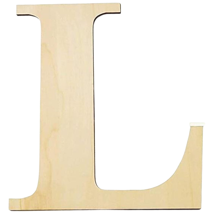 17 Inch Large Unfinished Wooden Letters and Numbers for Crafts and Home Event Decorations