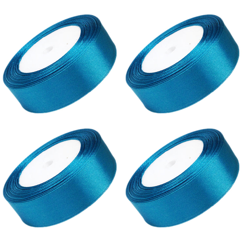 Satin Ribbon 4 Rolls 40 Yards for Gift Wrapping Crafts Weddings and Decorations