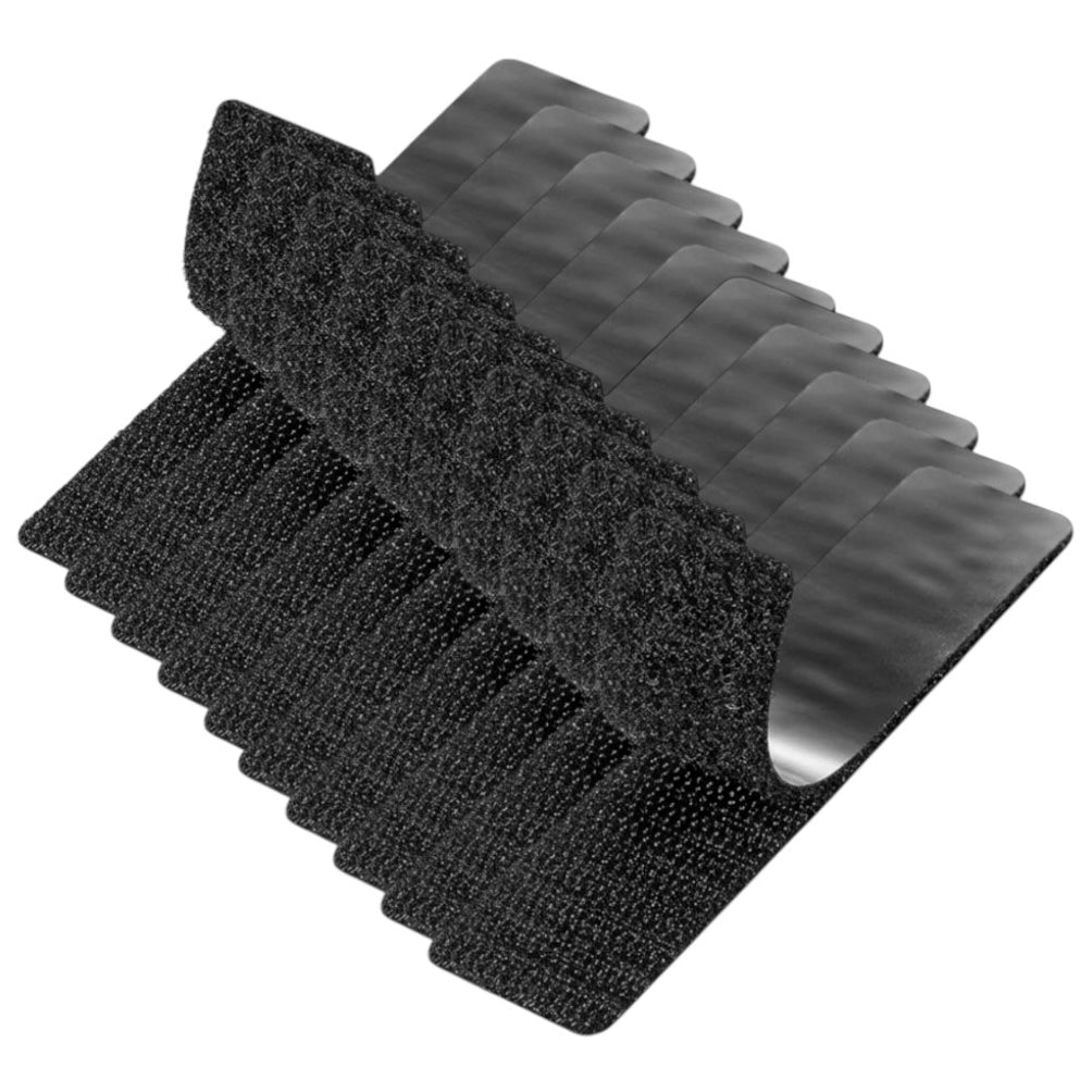 Strips with Adhesive for Fabric, No Sew Stick On for Fabric, Sticky Back for Clothes, Curtains - Heavy Duty Double Sided Hook and Loop Hem Tape Fasteners, No Sewing No Iron