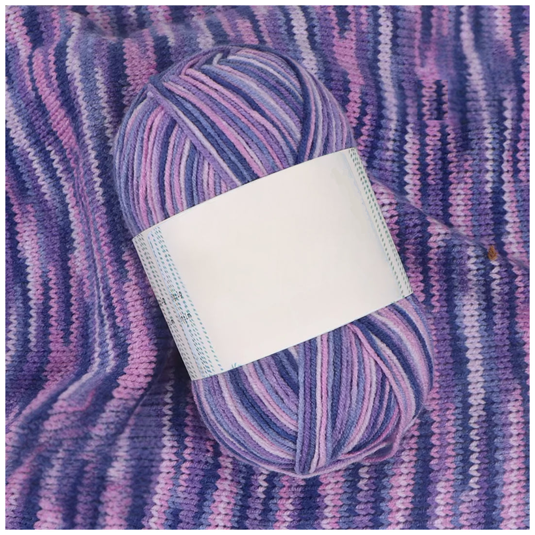 Soft Acrylic Variegated Baby Yarn – Fingering Weight for Knitting & Crochet, 50g/1.76oz 191 yards