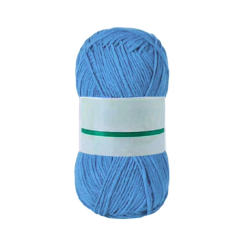 Premium Cotton Yarn – Soft, Super Fine #1 for Crochet & Knitting, 50 Grams/1.76oz 186 Yards