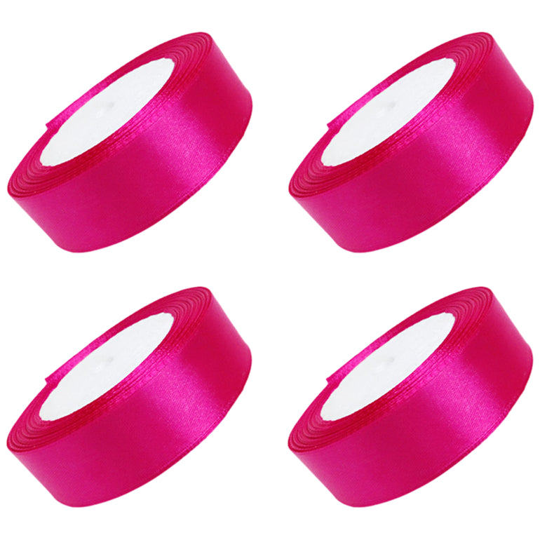 Satin Ribbon 4 Rolls 40 Yards for Gift Wrapping Crafts Weddings and Decorations