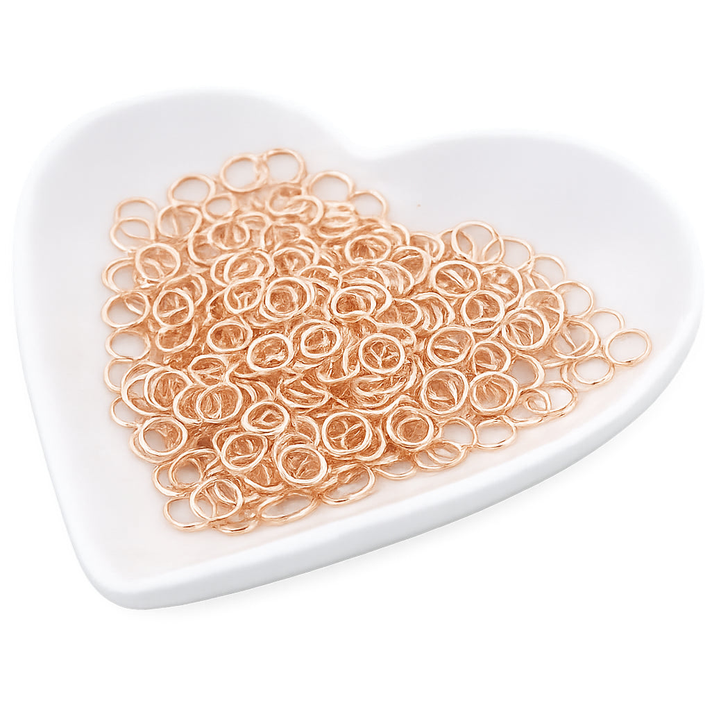 Open Jump Rings for Jewelry Making Earrings and Keychains for Crafts Repair Supplies, Pack of 300