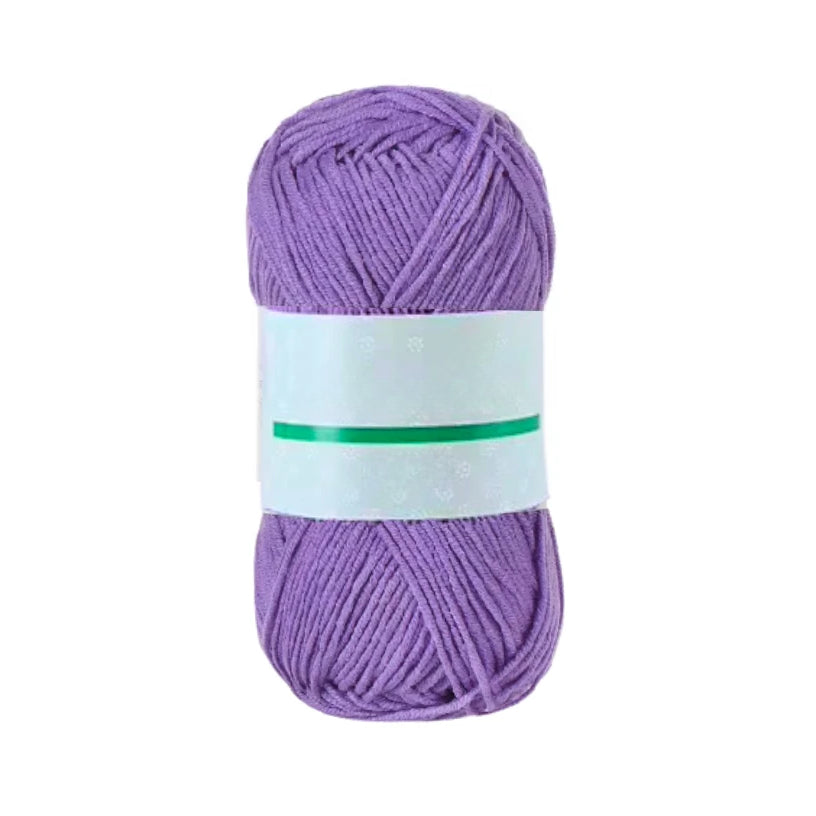 Premium Cotton Yarn – Soft, Super Fine #1 for Crochet & Knitting, 50 Grams/1.76oz 186 Yards