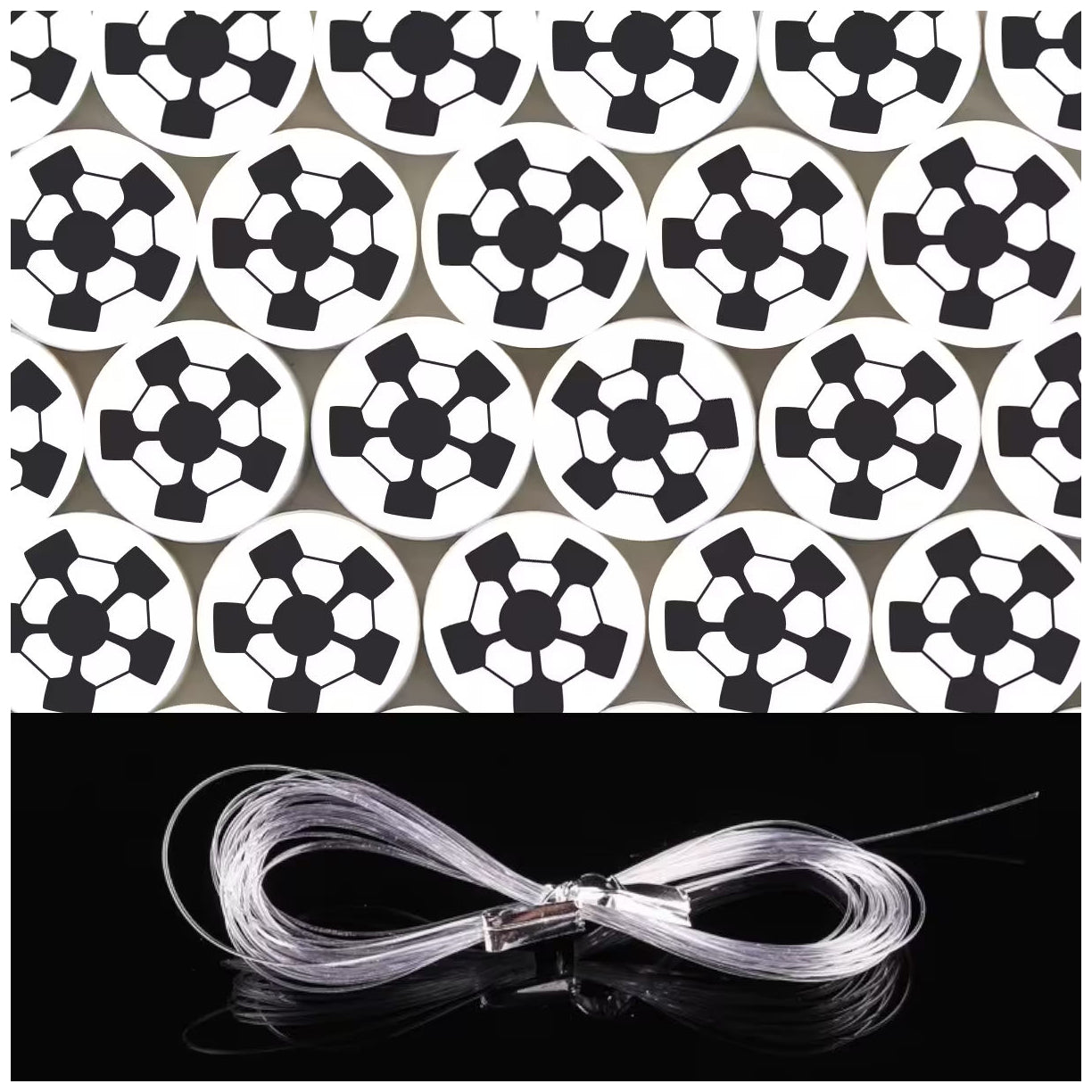 Sports Ball Polymer Clay Beads 8-11mm with Elastic String for Jewelry and DIY Crafts, Pack of 100