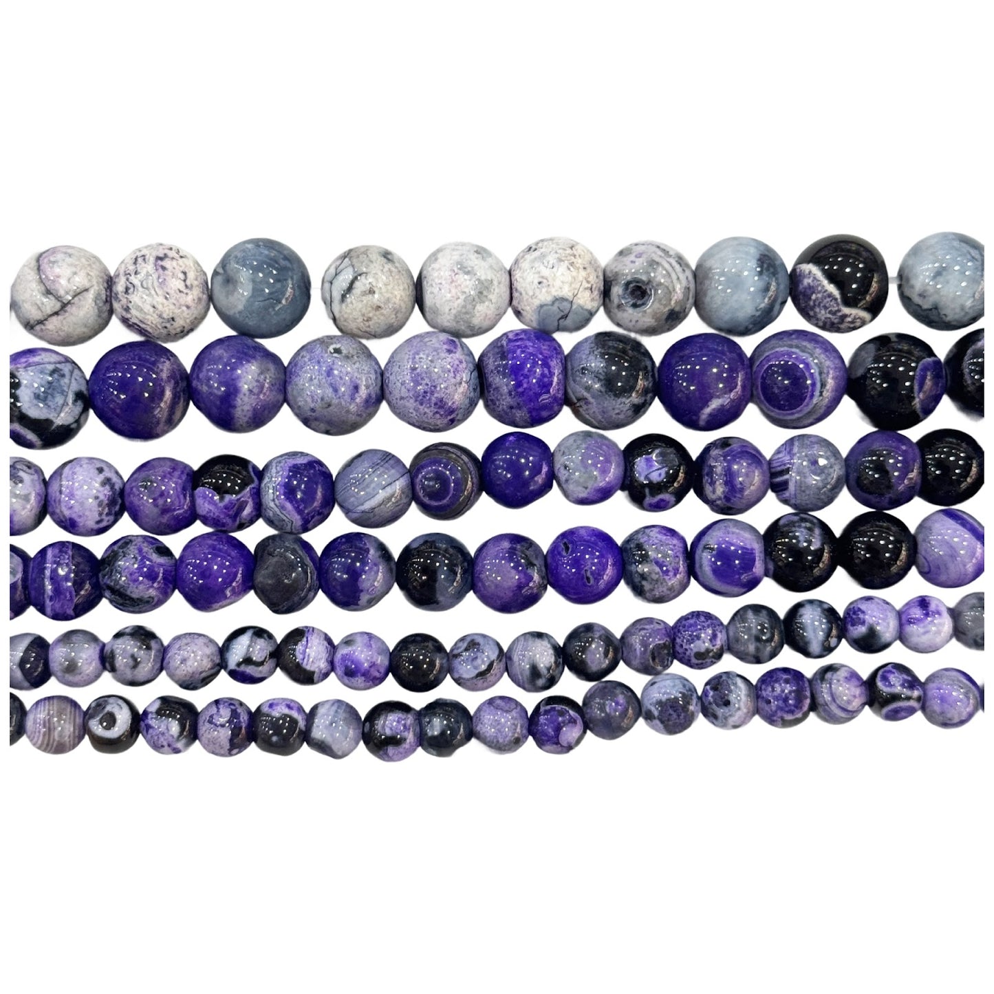 Natural Hematite Gemstone Round Beads 15 Inch Strand for Jewelry Making and Craft Design