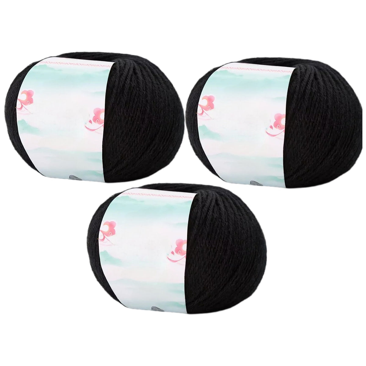 Superwash Wool Yarn, 50grams per Roll DK Weight for Knitting, Crocheting, and Soft Craft Projects, 150 Grams/5.29oz 327 yards, Pack of 3