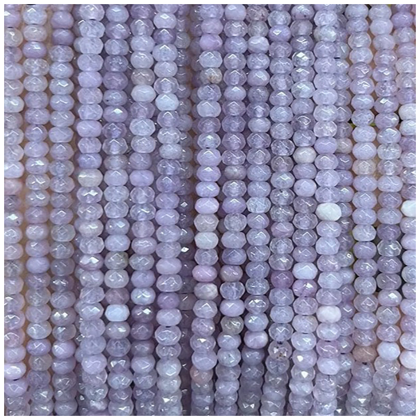 Multicolor Natural Rondelle Stone Beads 38cm Strand for Jewelry Making and DIY Crafts
