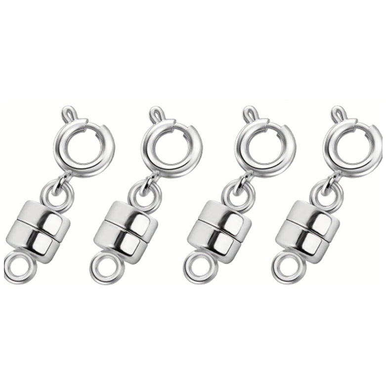 Strong Magnetic Necklace Clasps Gold and Silver Converters for Bracelets and Jewelry Chains