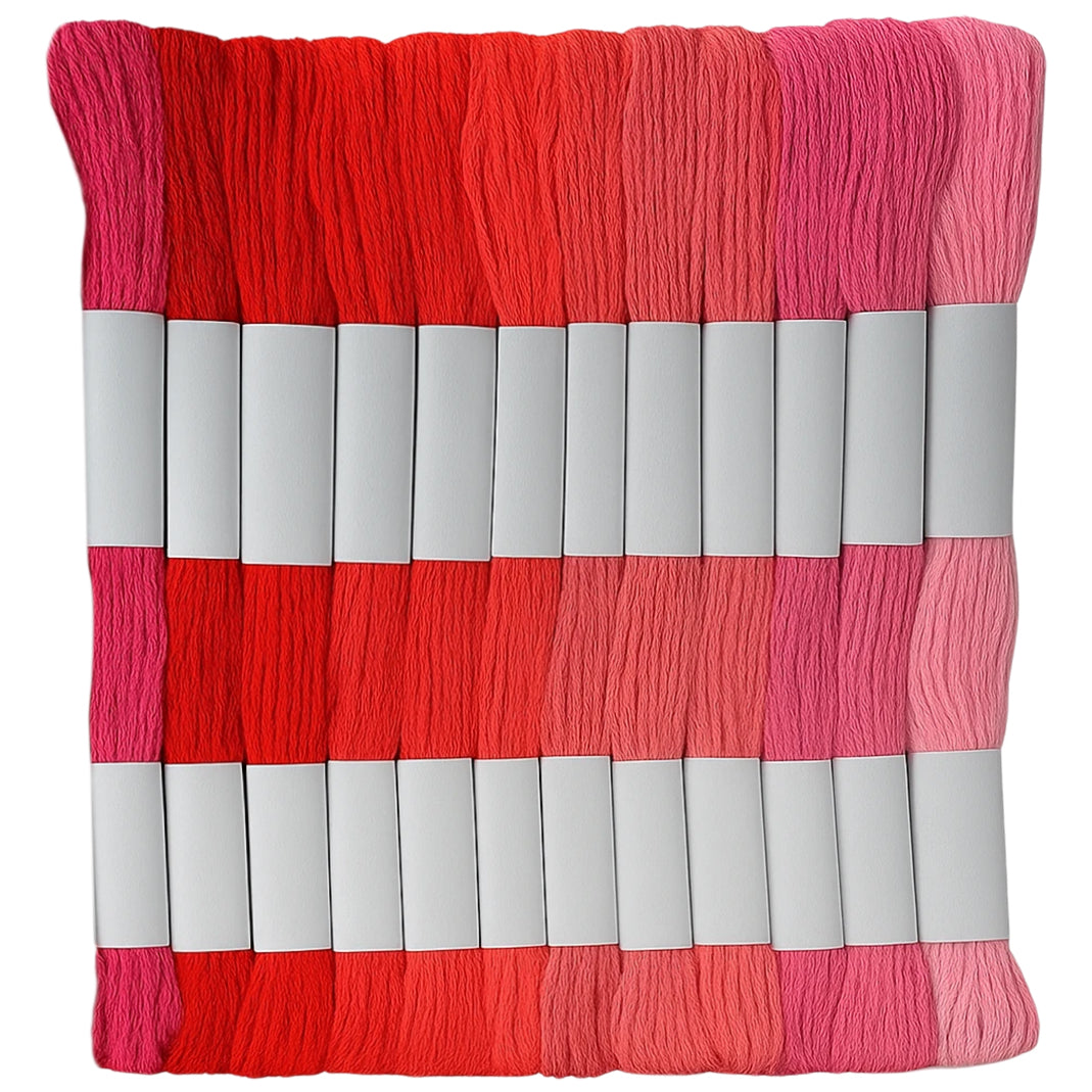 12 Skeins Friendship Bracelet String and Embroidery Floss for Cross Stitch and DIY Crafts