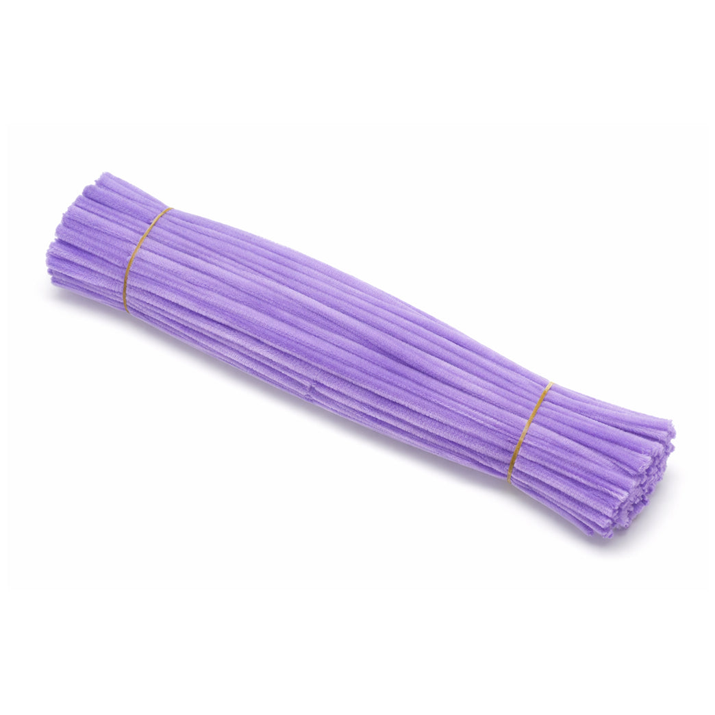 11.8 Inch Chenille Stem Pipe Cleaners 6 to 7mm for DIY Crafts and Kids Projects, Pack of 100