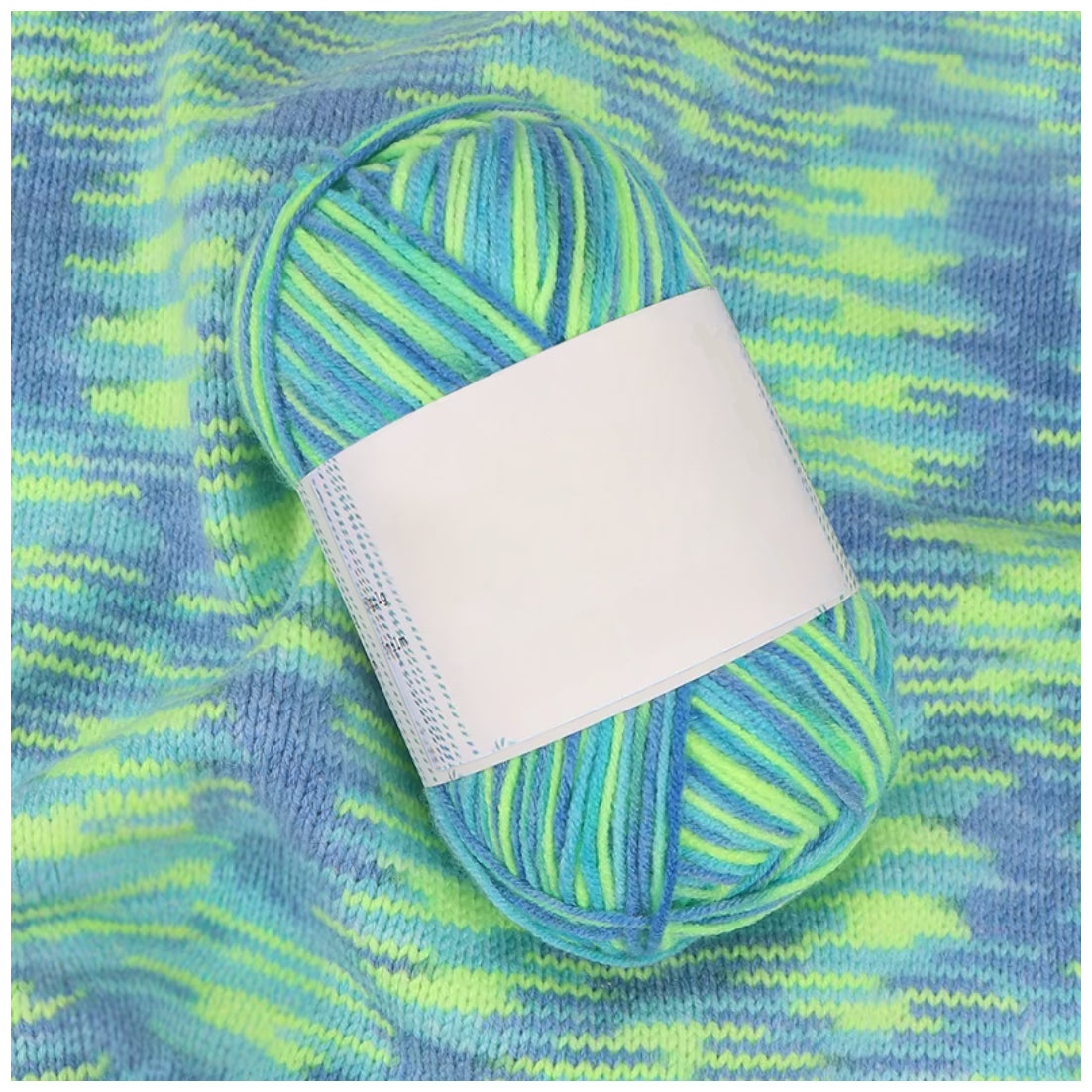 Soft Acrylic Variegated Baby Yarn – Fingering Weight for Knitting & Crochet, 50g/1.76oz 191 yards