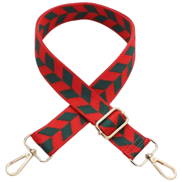 Adjustable 11-Inch Wide Stripe Purse Strap Replacement for Crossbody Handbags and Shoulder Bags