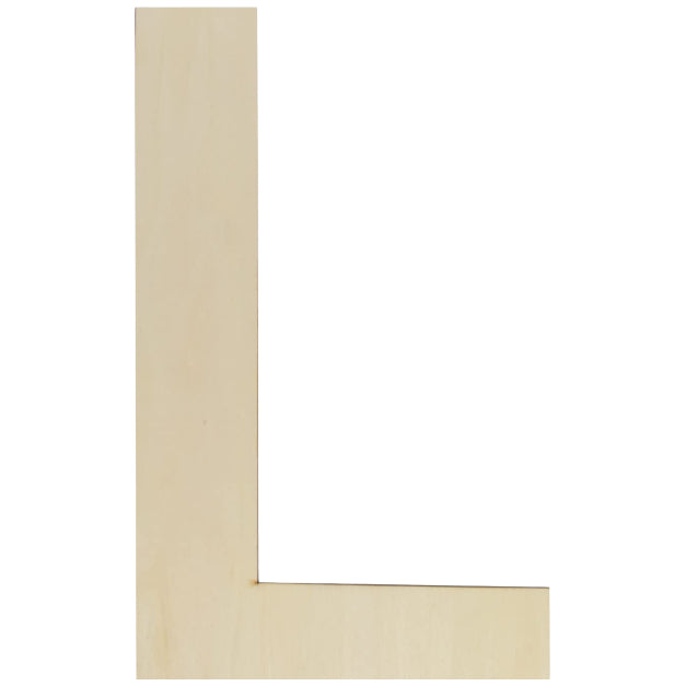 Unfinished Wooden Letter Style Surface for DIY Arts Crafts Home Decor Projects