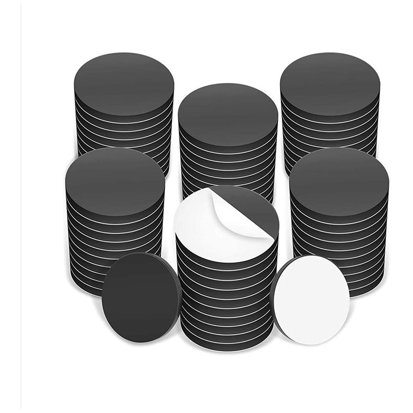 Peel and Stick Flexible Magnetic Dots 0.8 x 0.08 Inch Adhesive Magnets for Crafts Office Whiteboard Fridge