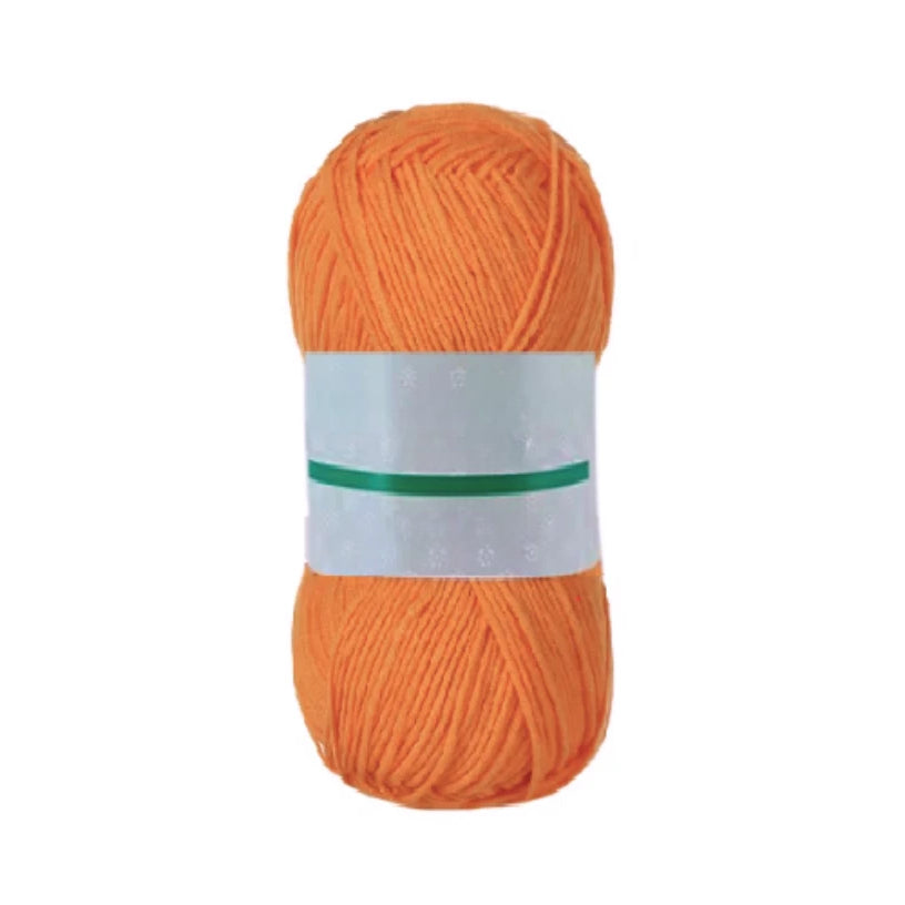 Premium Cotton Yarn – Soft, Super Fine #1 for Crochet & Knitting, 50 Grams/1.76oz 186 Yards