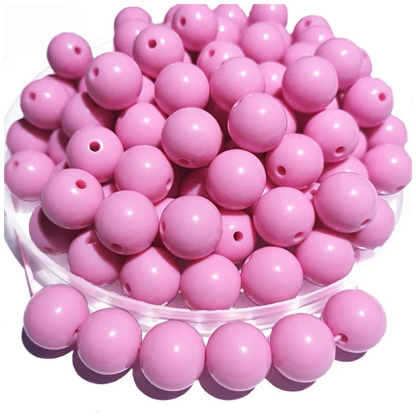 6mm Matte Acrylic Round Beads for Jewelry Making, Bracelets, Necklaces, and DIY Crafts, Pack of 4300