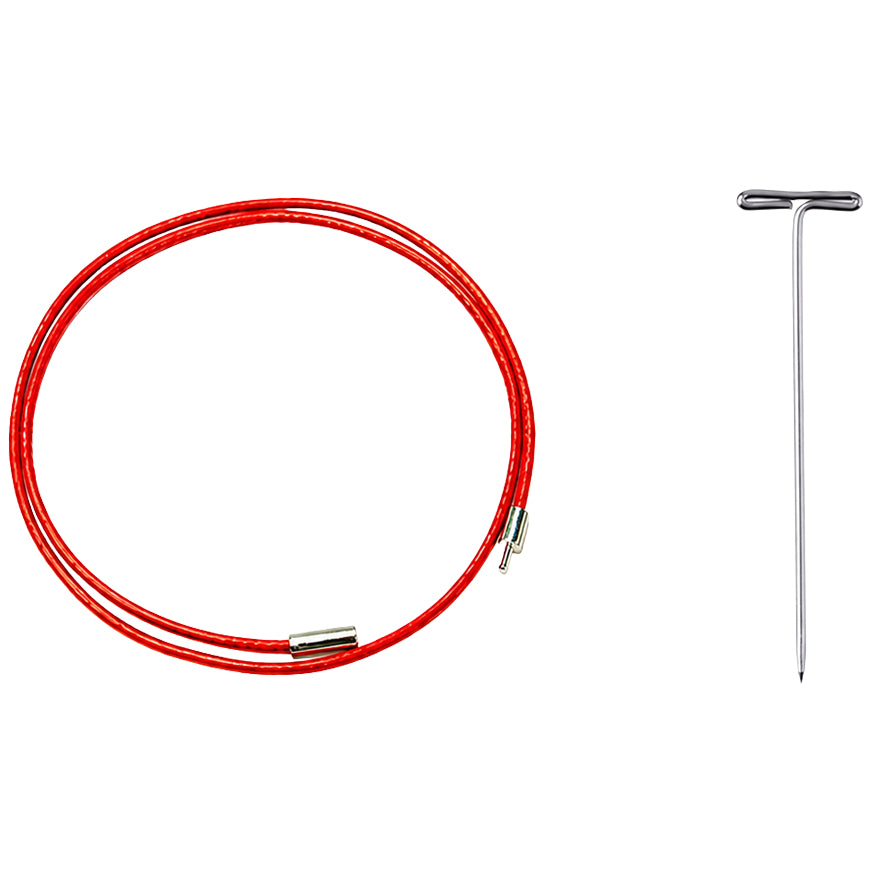 Red Lace Interchangeable Knitting Cables for Circular Needles, Lace Projects, Sweaters, and Shawl Crafts
