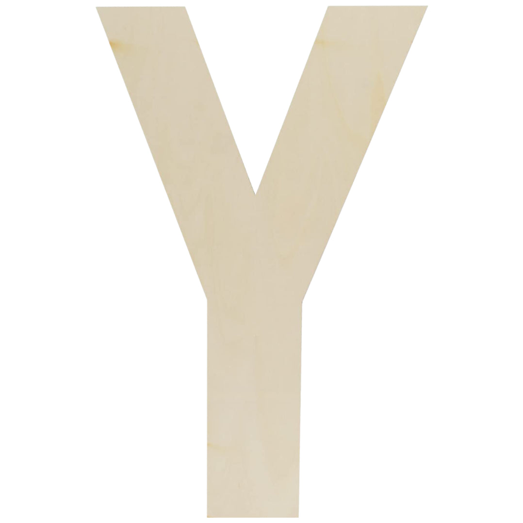 Unfinished Wooden Letter Style Surface for DIY Arts Crafts Home Decor Projects