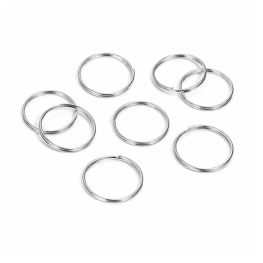 Split Key Rings Bulk for Keychains Jewelry Making and DIY Crafts, Pack of 100