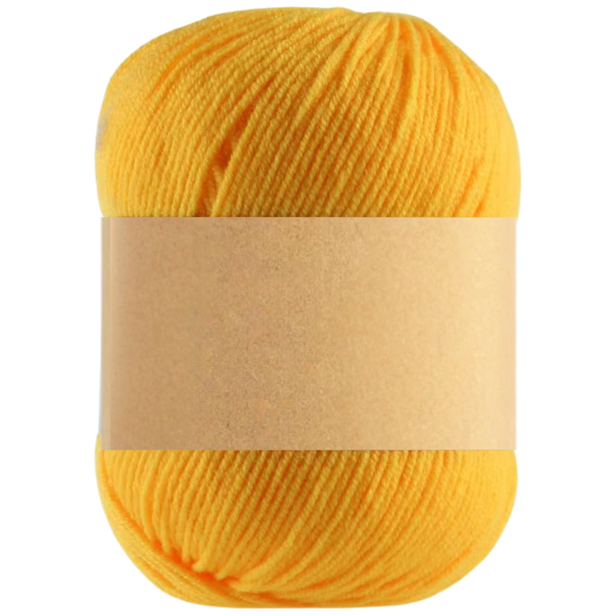 Silk Effect Microfiber Acrylic Yarn, Solid Colors for Baby Projects, 50 Grams/1.76oz 191 Yards
