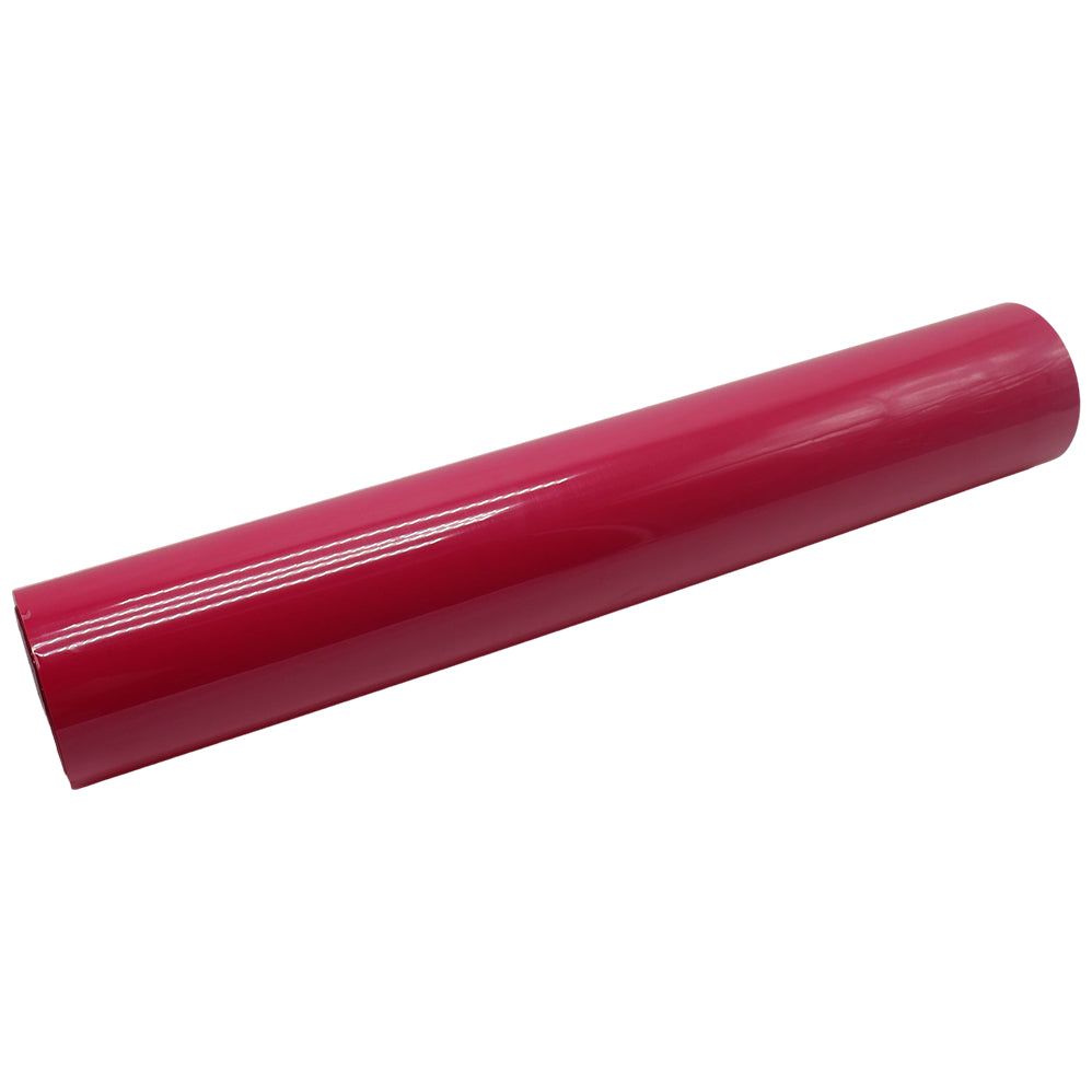 12"x8ft Glossy Heat Transfer Vinyl Roll for Shirts, Easy Weed Iron On HTV for Cutting Machines